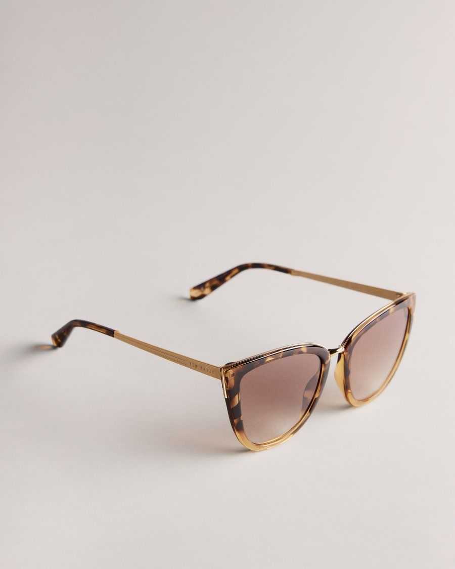 Ted Baker Doriise Cat Eye Frame Sunglasses Tortoiseshell | 3418952-FP