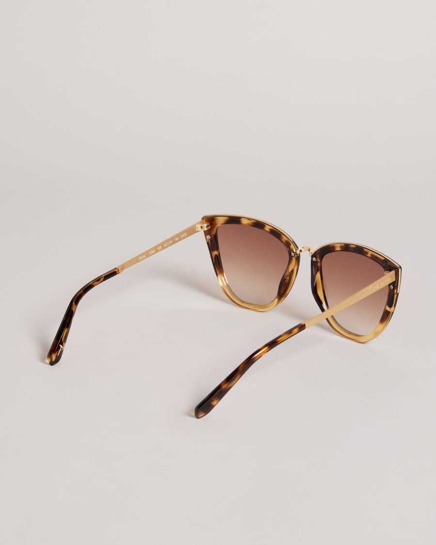 Ted Baker Doriise Cat Eye Frame Sunglasses Tortoiseshell | 3418952-FP