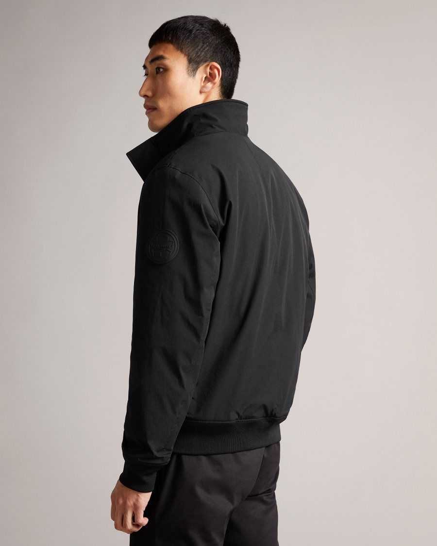 Ted Baker Dryton Wadded Bomber Jacket Black | 9435706-GS