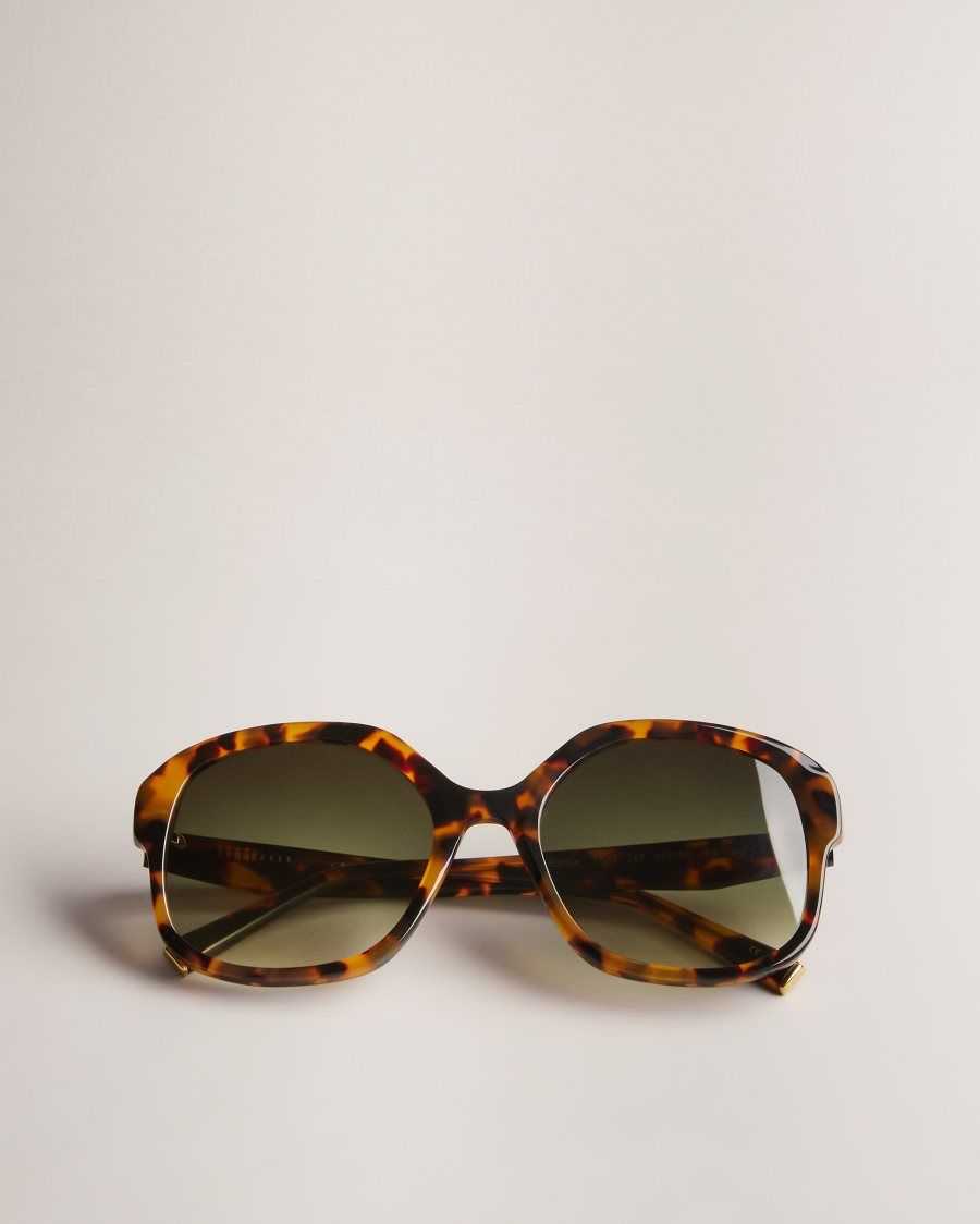 Ted Baker Eeloise Square Tortoiseshell Sunglasses Tortoiseshell | 9850123-GI