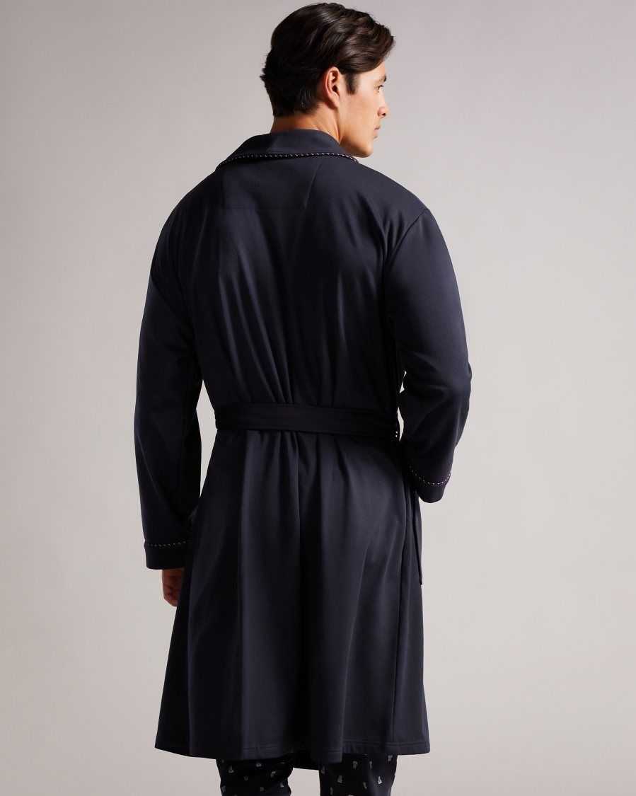 Ted Baker Eiddeer Brushed Ponte Robe Navy | 6735928-XU