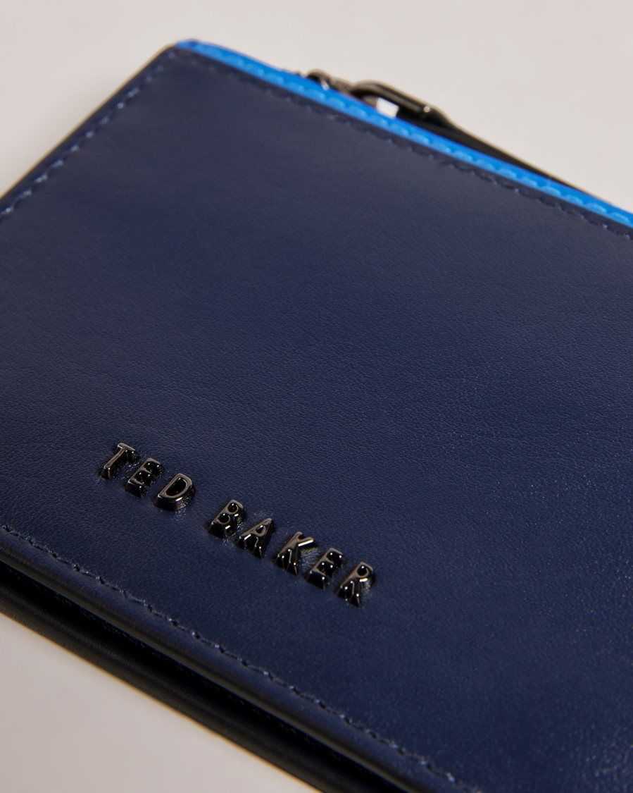 Ted Baker Finnis Contrast Detail Card Holder Navy | 1432786-HZ