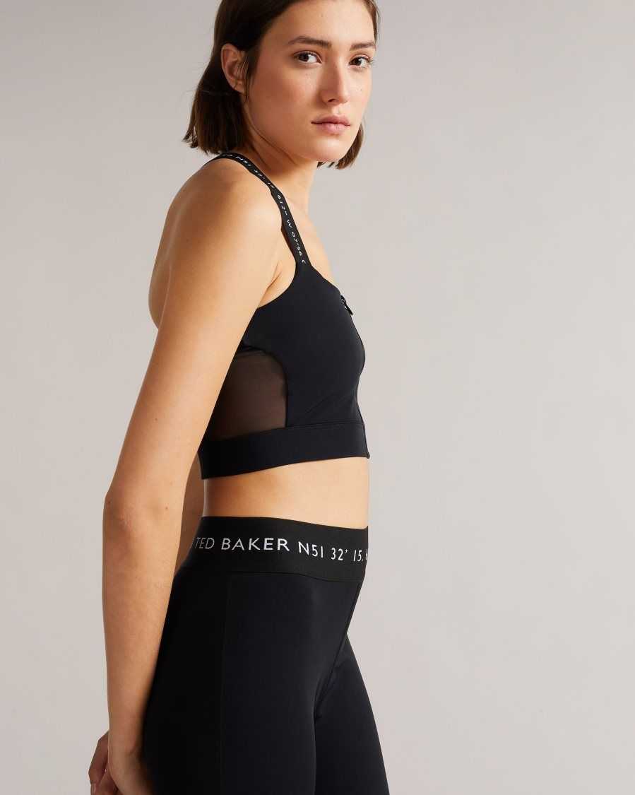 Ted Baker Fiores Activewear Sleeveless Top Black | 6127894-VE