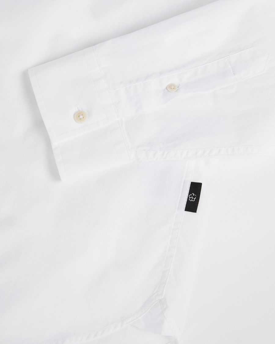 Ted Baker Fonik Poplin Shirt White | 8436702-FN