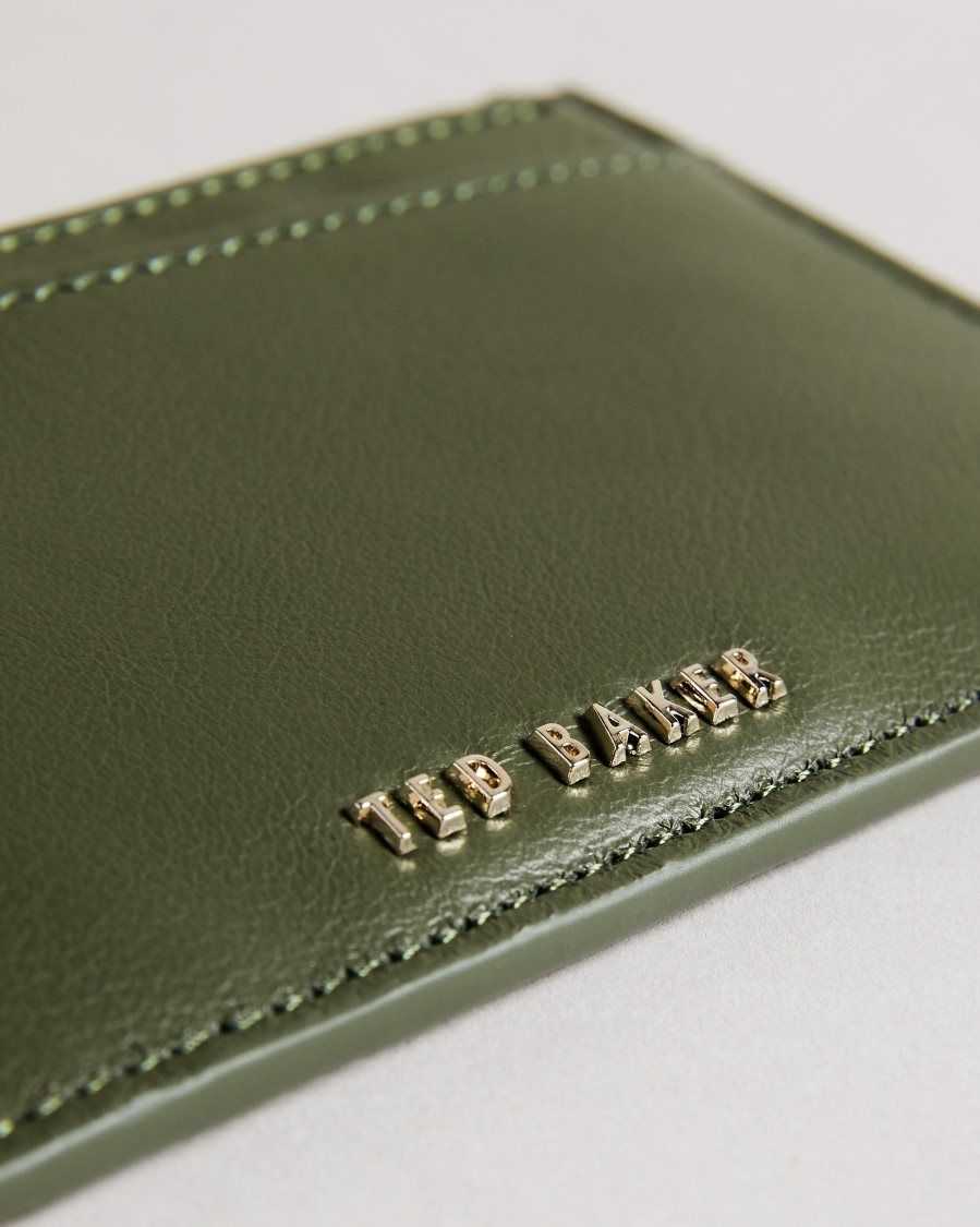 Ted Baker Garcia Zip Card Holder Dark Green | 1273506-VL