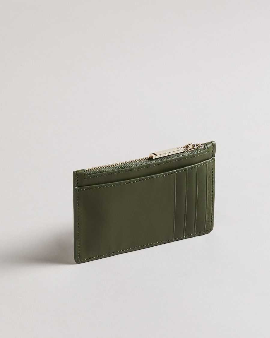 Ted Baker Garcia Zip Card Holder Dark Green | 1273506-VL