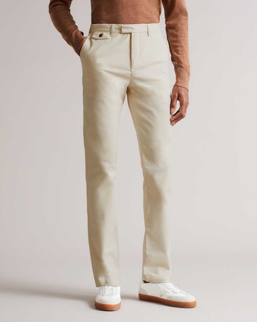 Ted Baker Genay Slim Chinos White | 0524968-AI