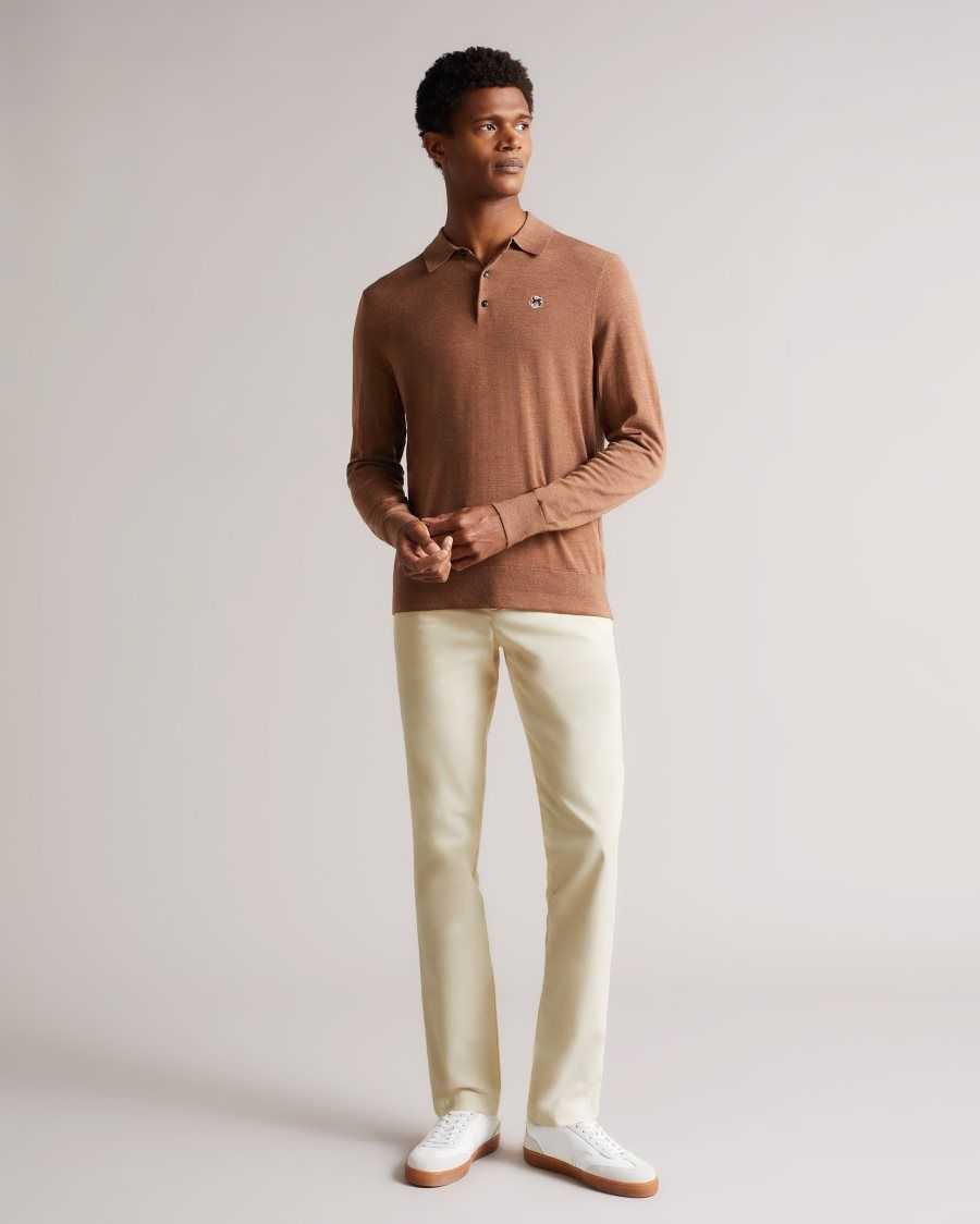 Ted Baker Genay Slim Chinos White | 0524968-AI