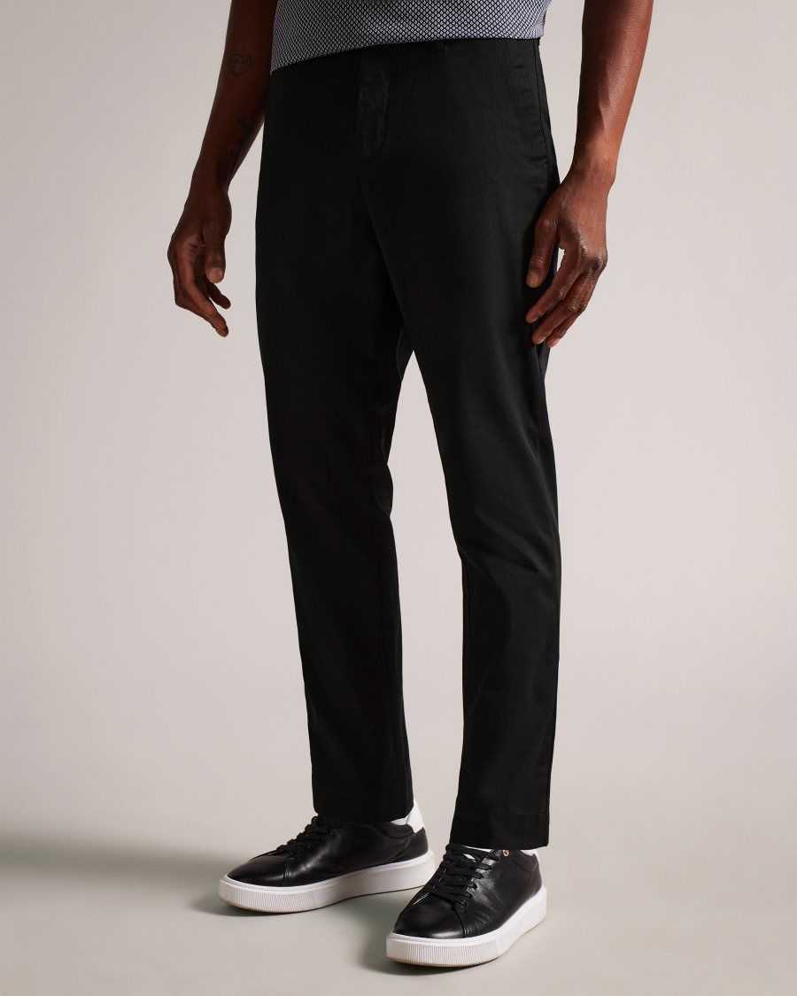 Ted Baker Genbee Casual Relaxed Chinos Black | 4581763-SB