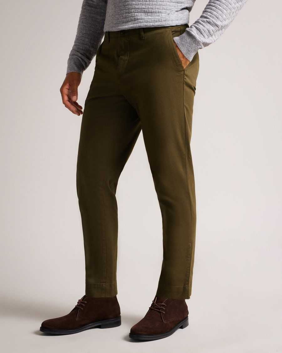 Ted Baker Genbee Casual Relaxed Chinos Khaki | 8094617-KA