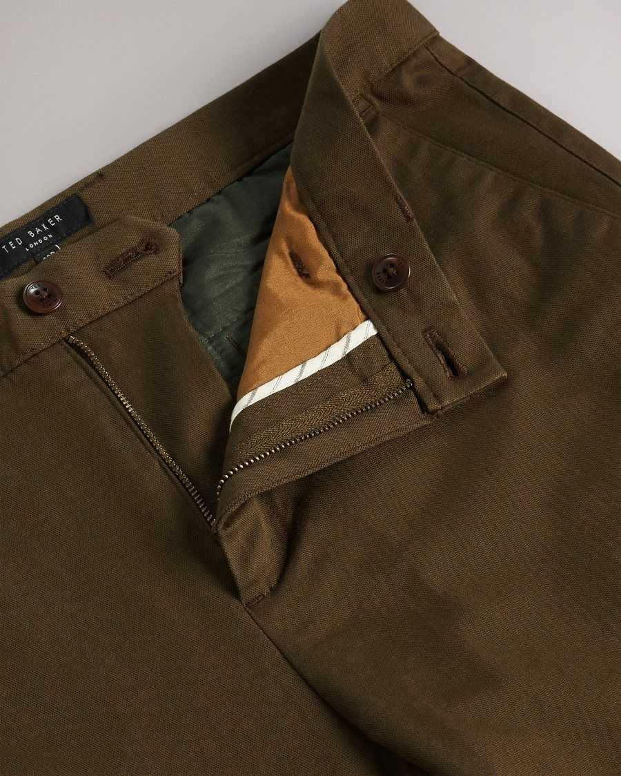 Ted Baker Genbee Casual Relaxed Chinos Khaki | 8094617-KA