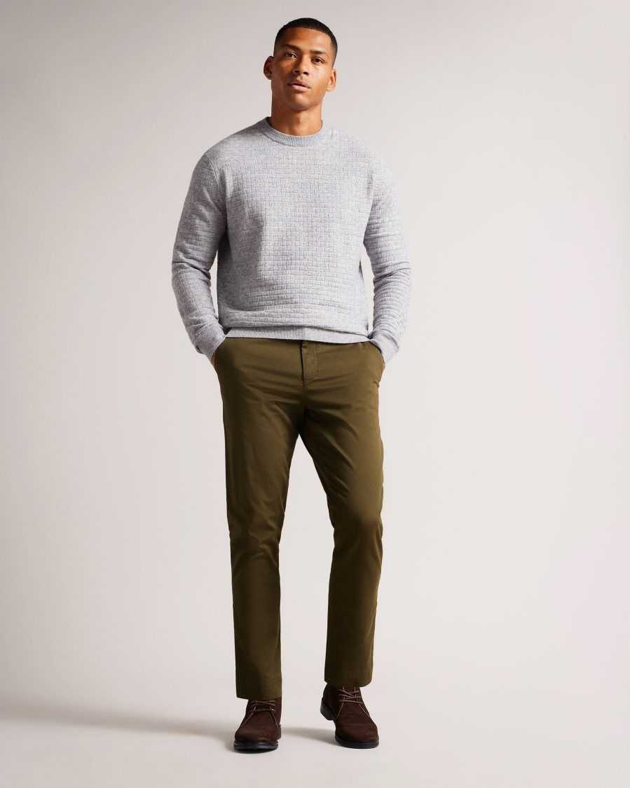 Ted Baker Genbee Casual Relaxed Chinos Khaki | 8094617-KA