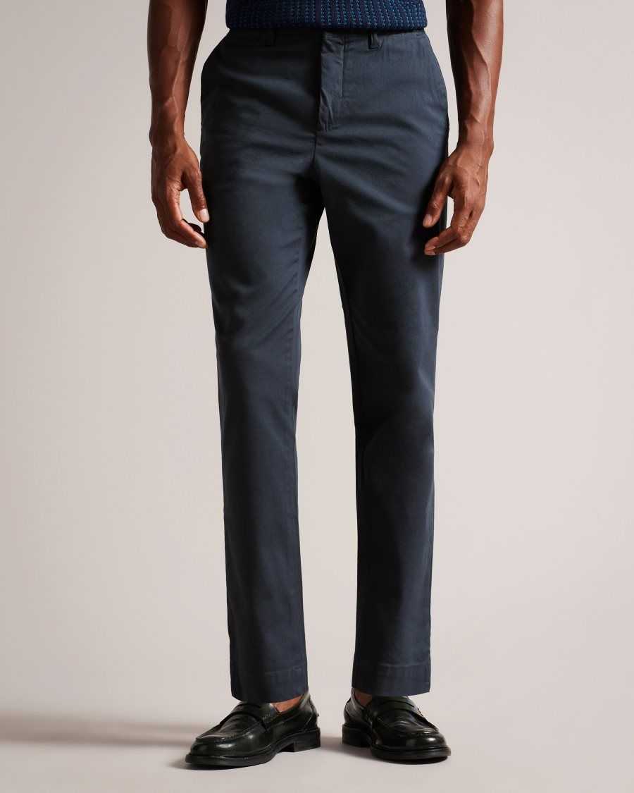 Ted Baker Genbee Casual Relaxed Chinos Navy | 1730629-KR