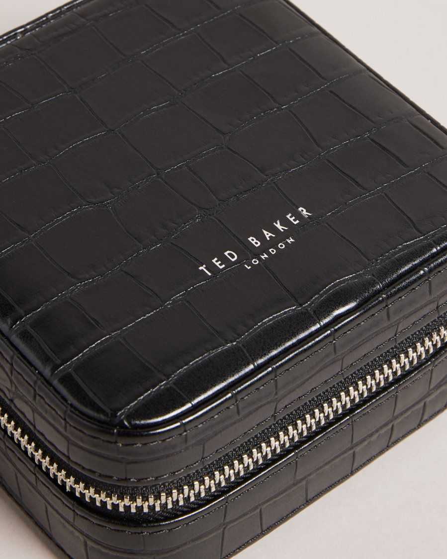 Ted Baker Hazelli Jewellery Case Black | 4753810-HL