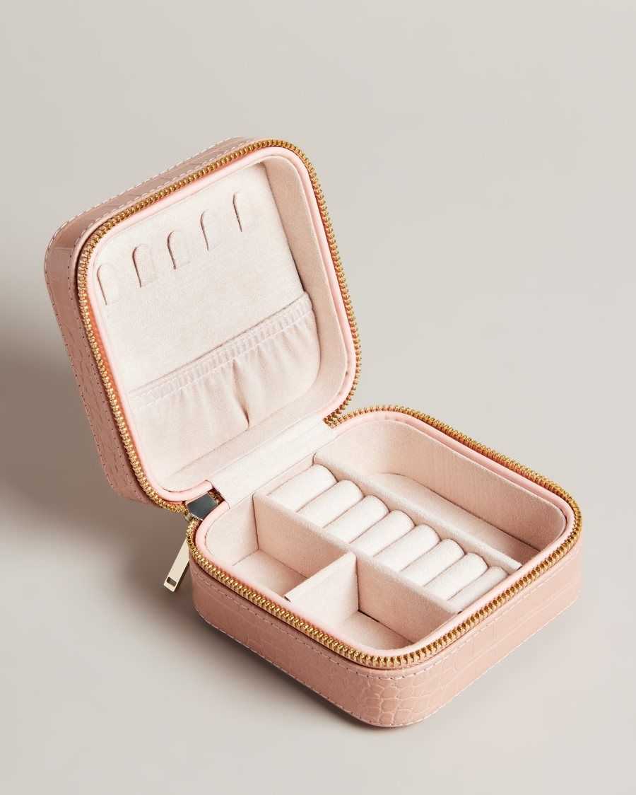 Ted Baker Hazelli Jewellery Case Pale Pink | 4037591-CI