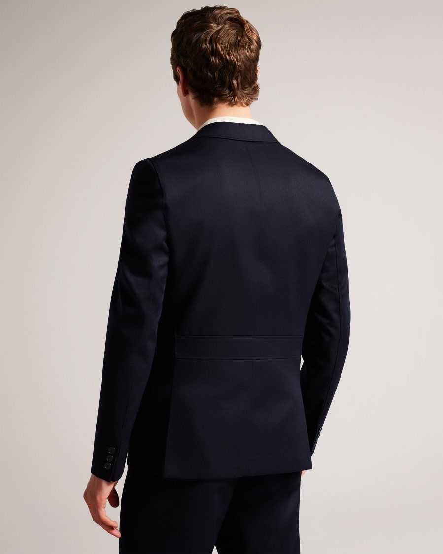 Ted Baker Heddonj Single Breasted Jacket Navy | 2735089-IR