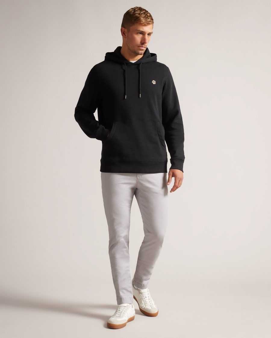 Ted Baker Hendon Hooded Sweatshirt Black | 8407125-OT