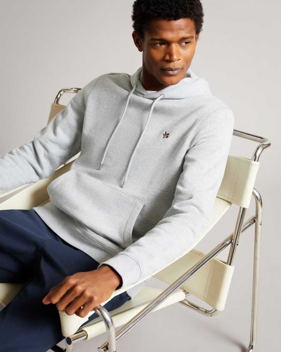 Ted Baker Hendon Hooded Sweatshirt Light Grey | 4790325-HD