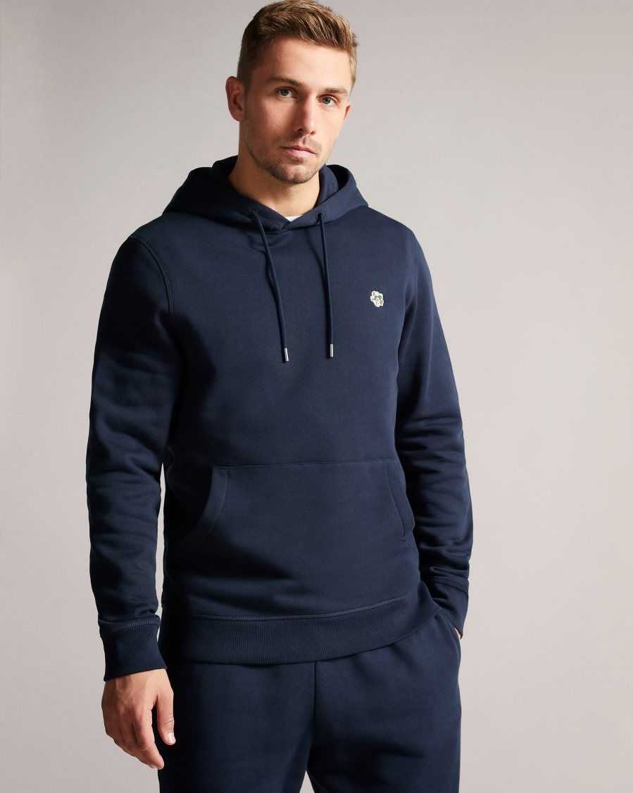 Ted Baker Hendon Hooded Sweatshirt Navy | 6382507-HE