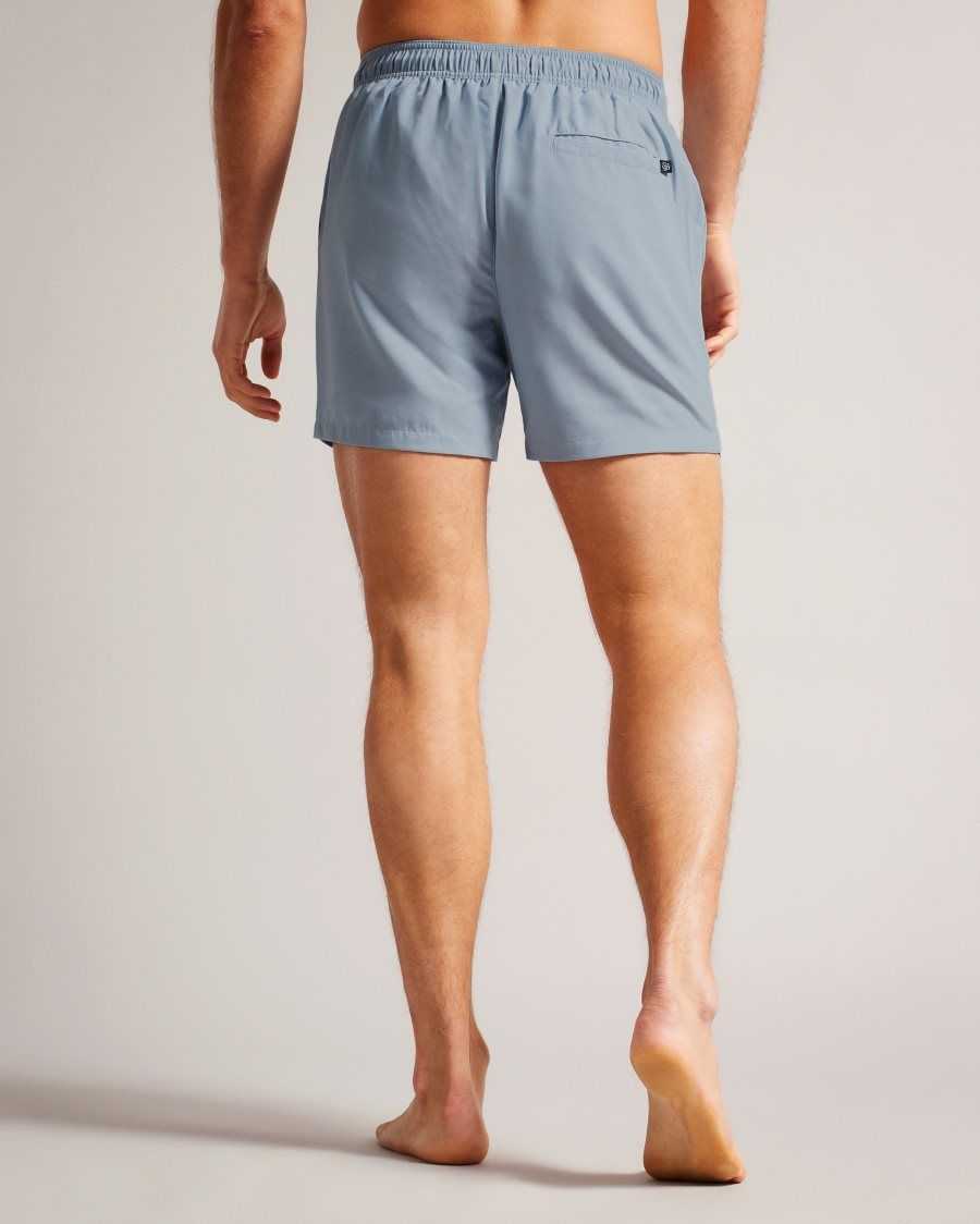 Ted Baker Hiltree Plain Swim Shorts Medium Blue | 0576219-MP