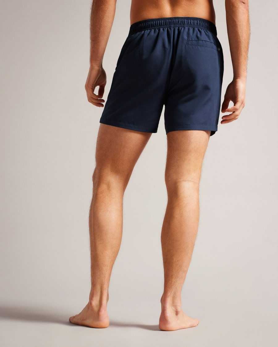 Ted Baker Hiltree Plain Swim Shorts Navy | 6917258-RL