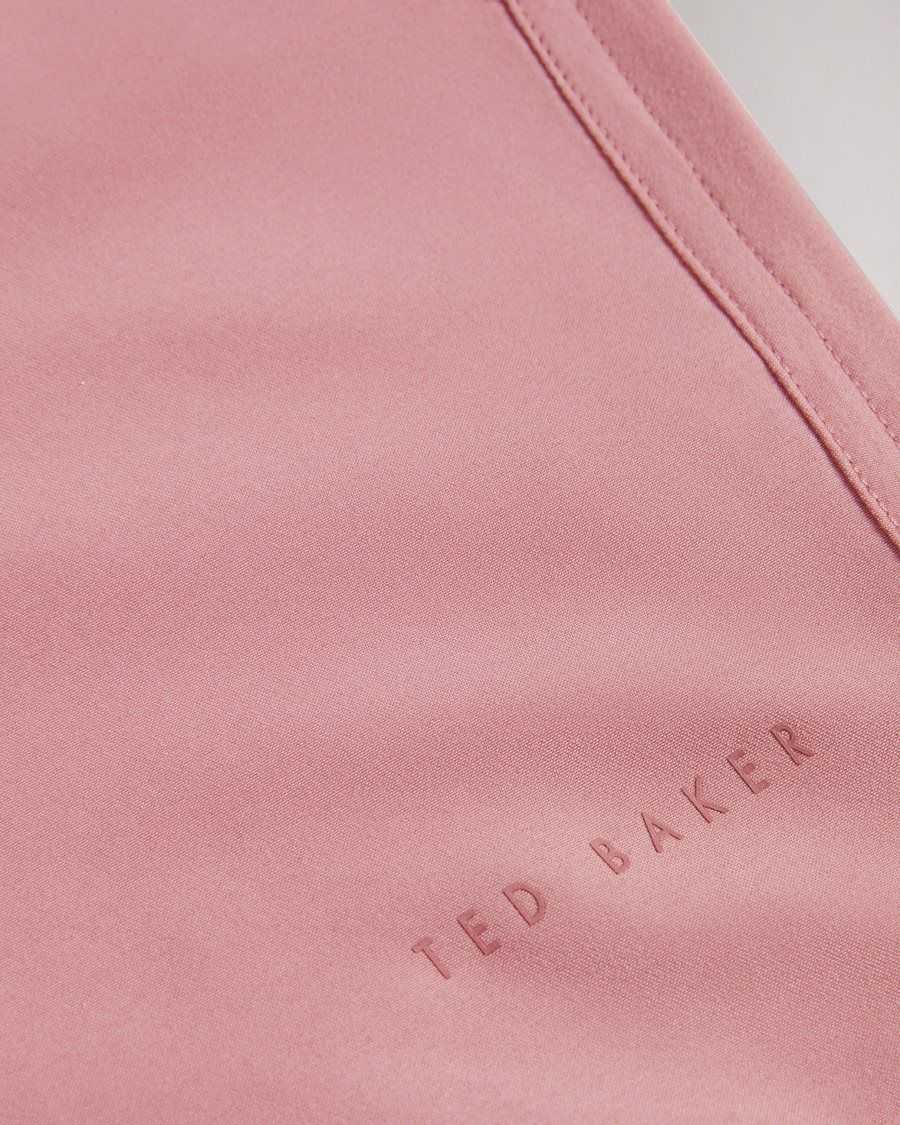 Ted Baker Hiltree Plain Swim Shorts Pink | 7582413-WU