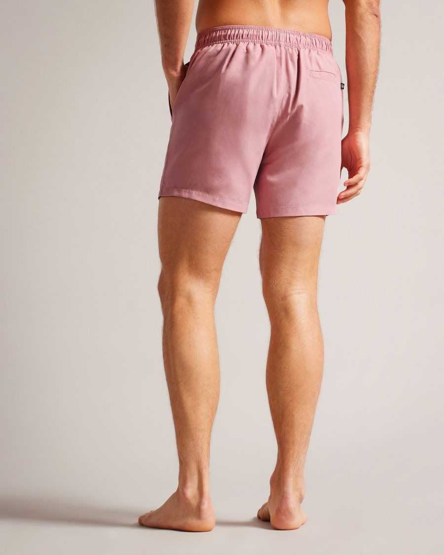 Ted Baker Hiltree Plain Swim Shorts Pink | 7582413-WU