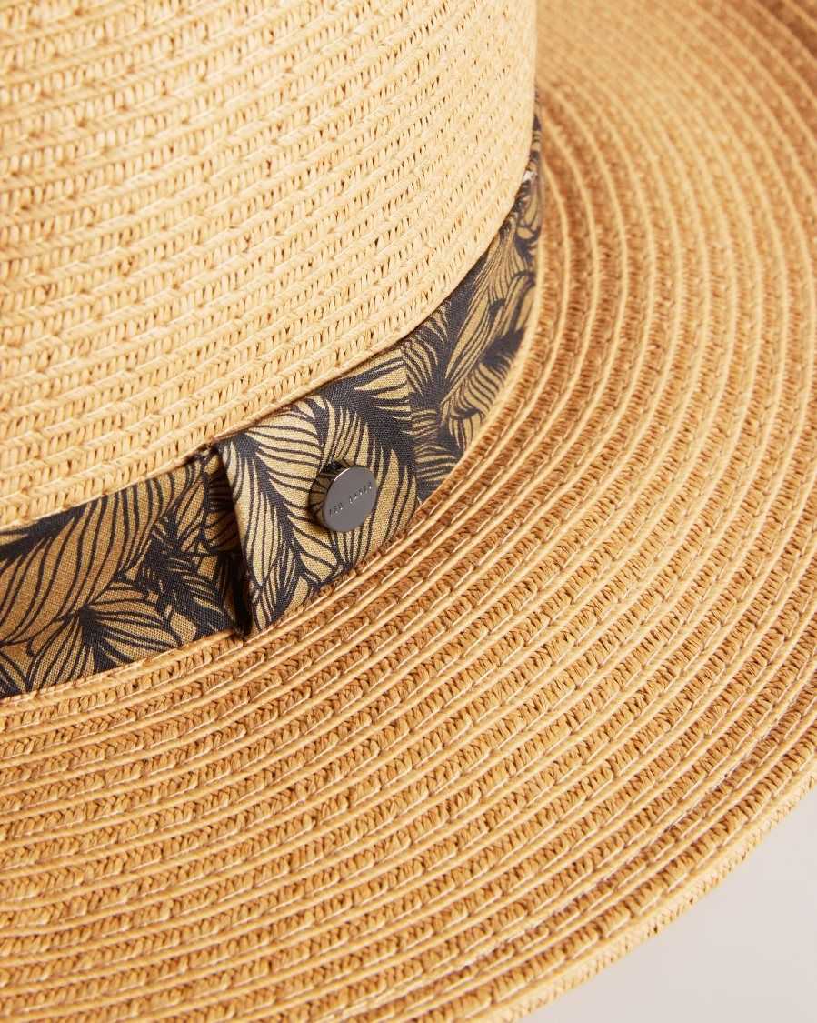 Ted Baker Hurrca Straw Hat Natural | 0314965-YX