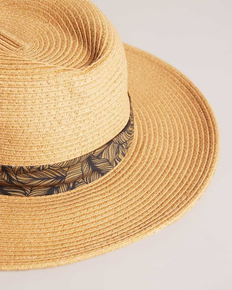 Ted Baker Hurrca Straw Hat Natural | 0314965-YX