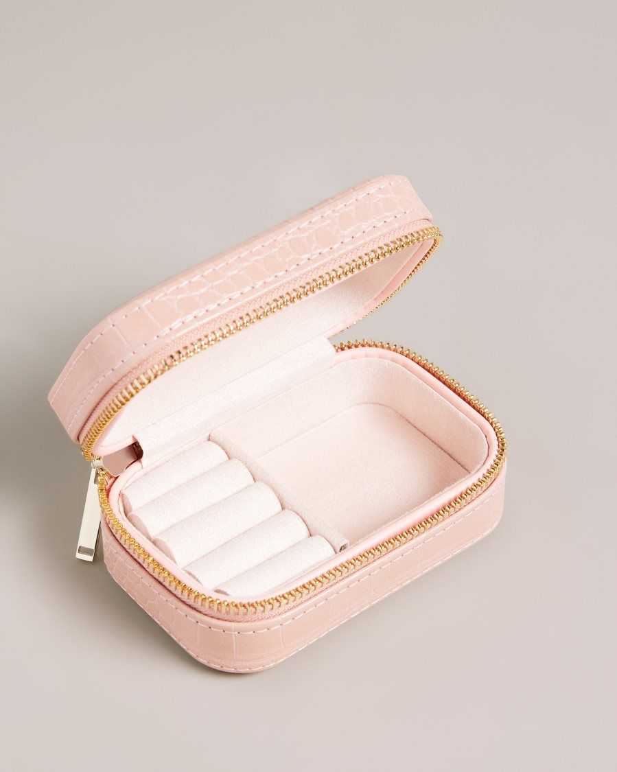 Ted Baker Ivee Mini Jewellery Case Pale Pink | 3680241-IT