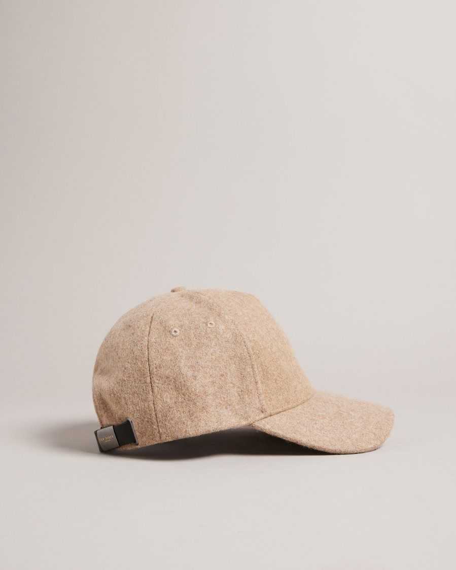 Ted Baker Jacobbs Wool Blend Cap Camel | 3149256-QY