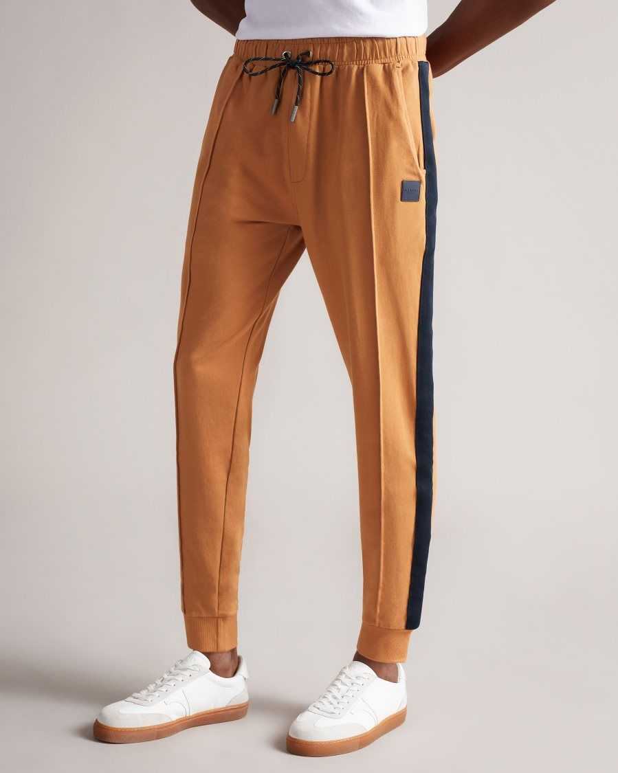 Ted Baker Jayyy Soft Front Seam Joggers Mustard | 4108567-YJ