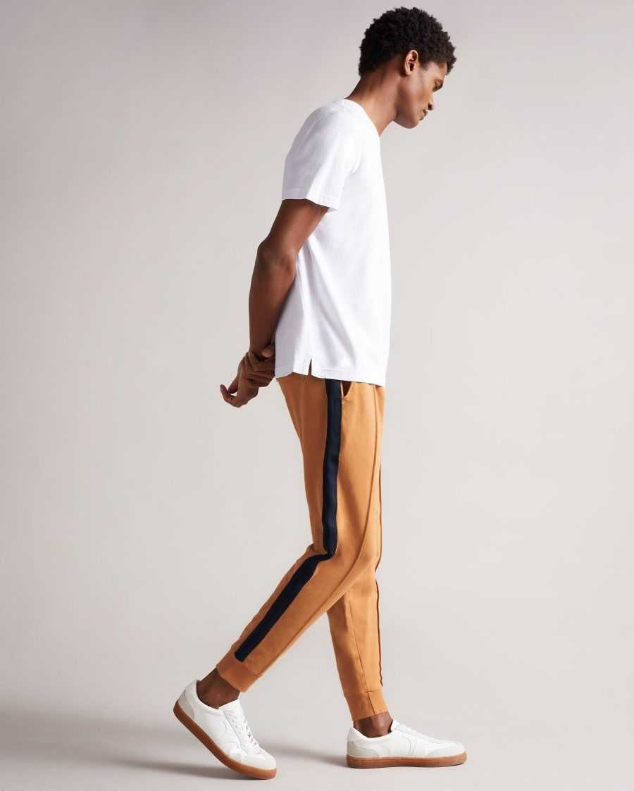 Ted Baker Jayyy Soft Front Seam Joggers Mustard | 4108567-YJ