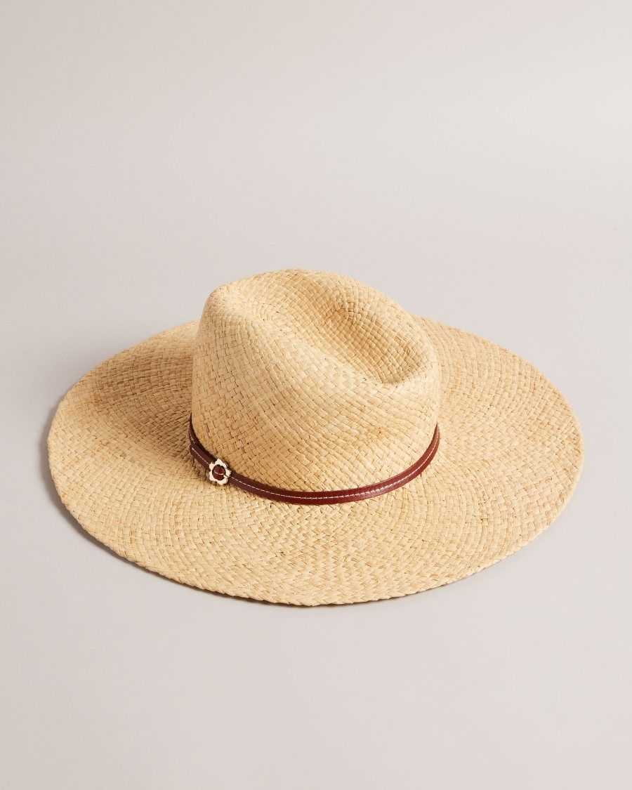 Ted Baker Jenahh Straw Hat Natural | 6580427-AJ