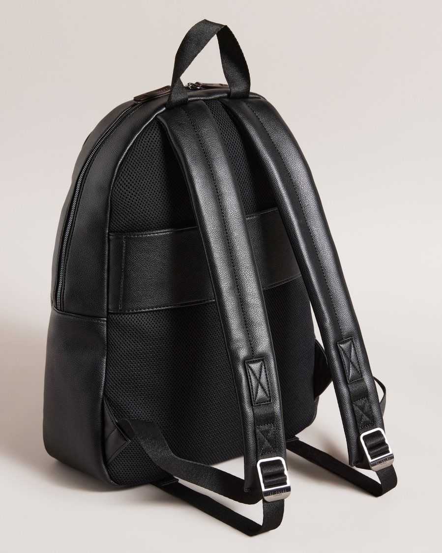 Ted Baker Joss Faux Leather Backpack Black | 9570318-IT