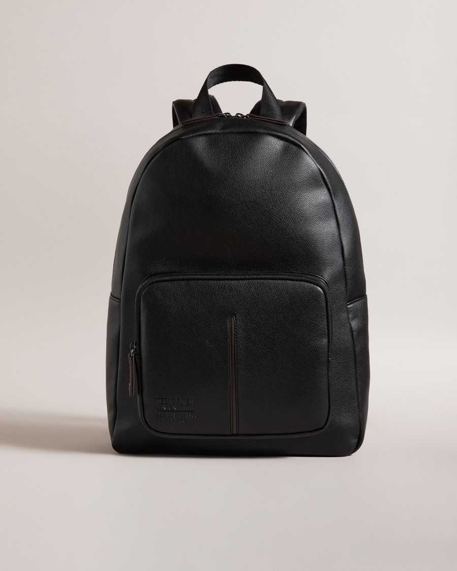 Ted Baker Joss Faux Leather Backpack Black | 9570318-IT