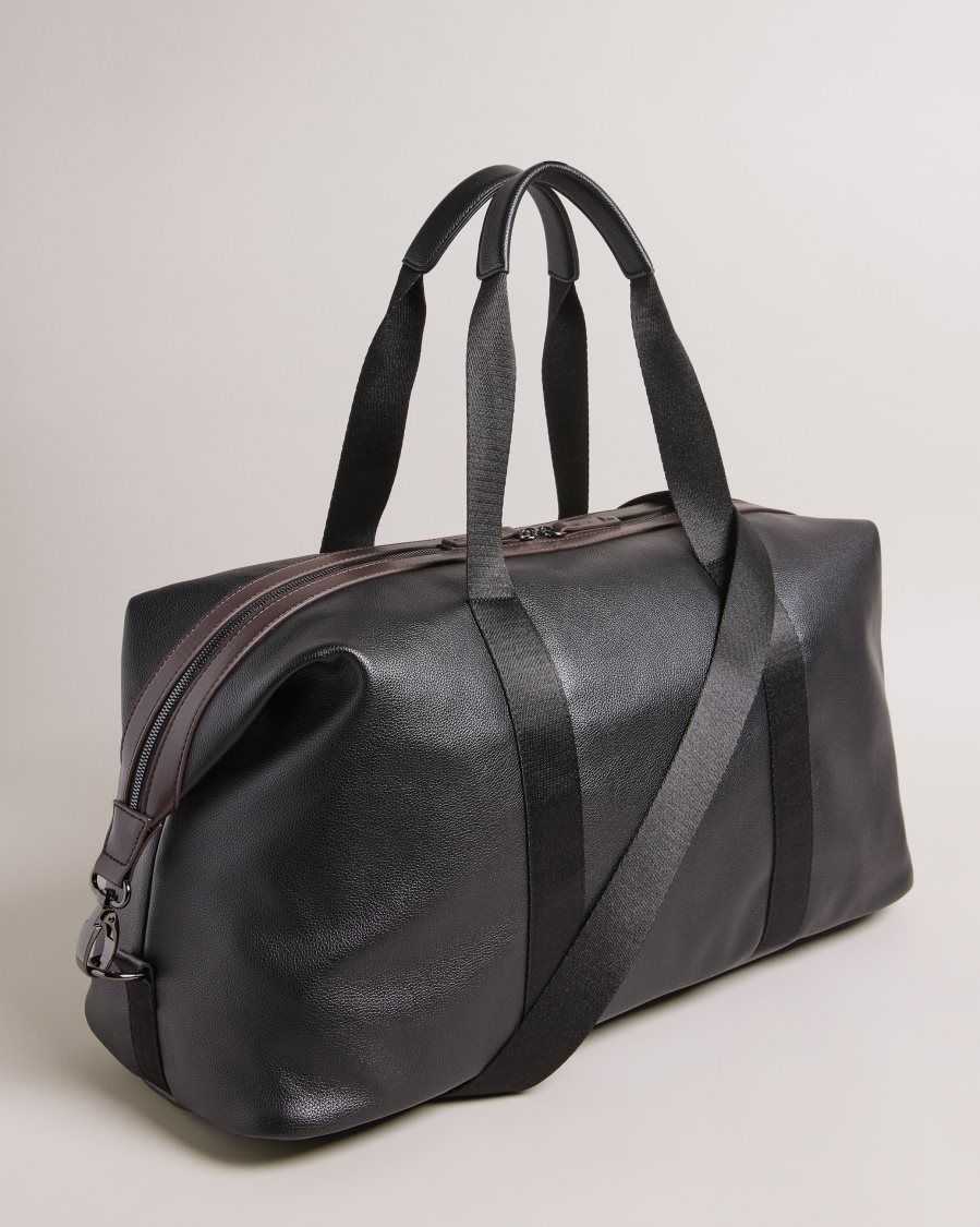 Ted Baker Josua Faux Leather Holdall Black | 0172839-OC