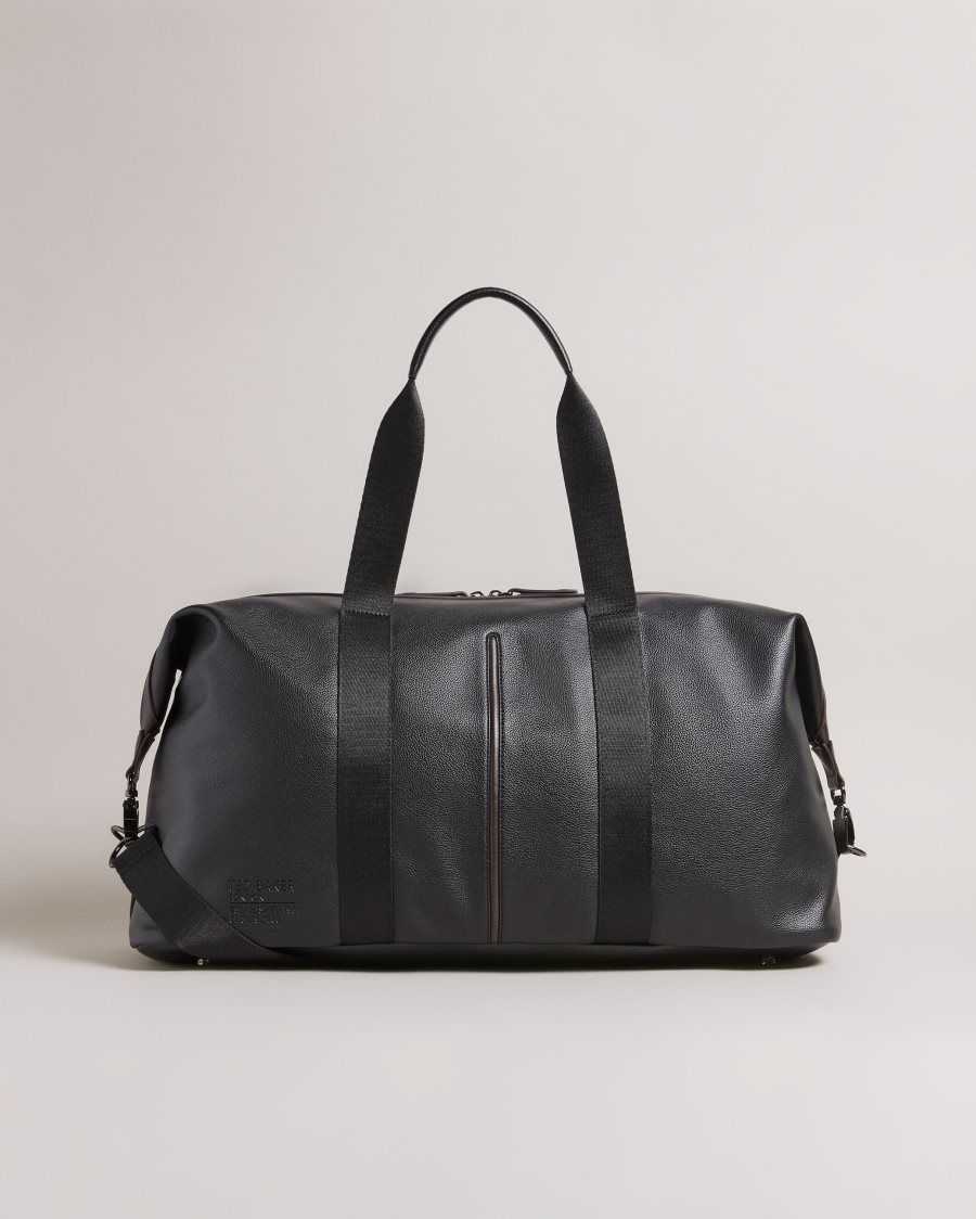 Ted Baker Josua Faux Leather Holdall Black | 0172839-OC