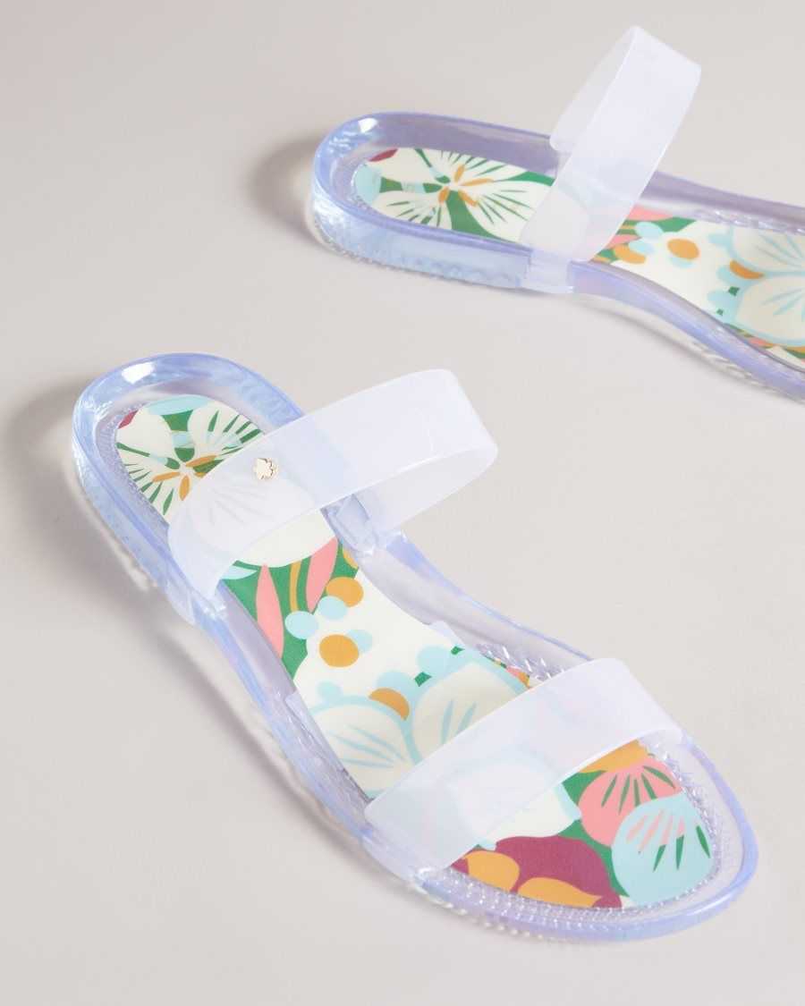 Ted Baker Juleeyy Sunburst Two Strap Jelly Flip Flop Emerald | 9208365-QL