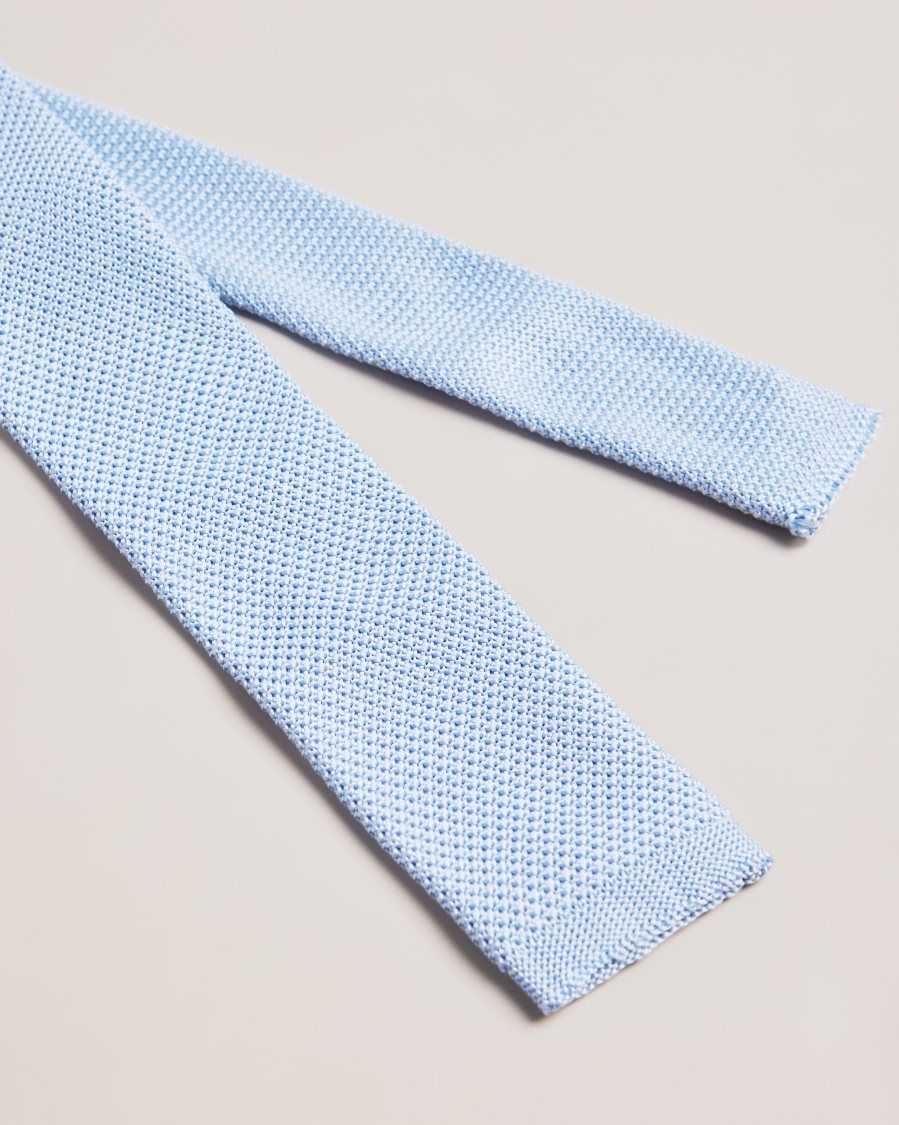 Ted Baker Kallino Knitted Tie Light Blue | 3826579-PN