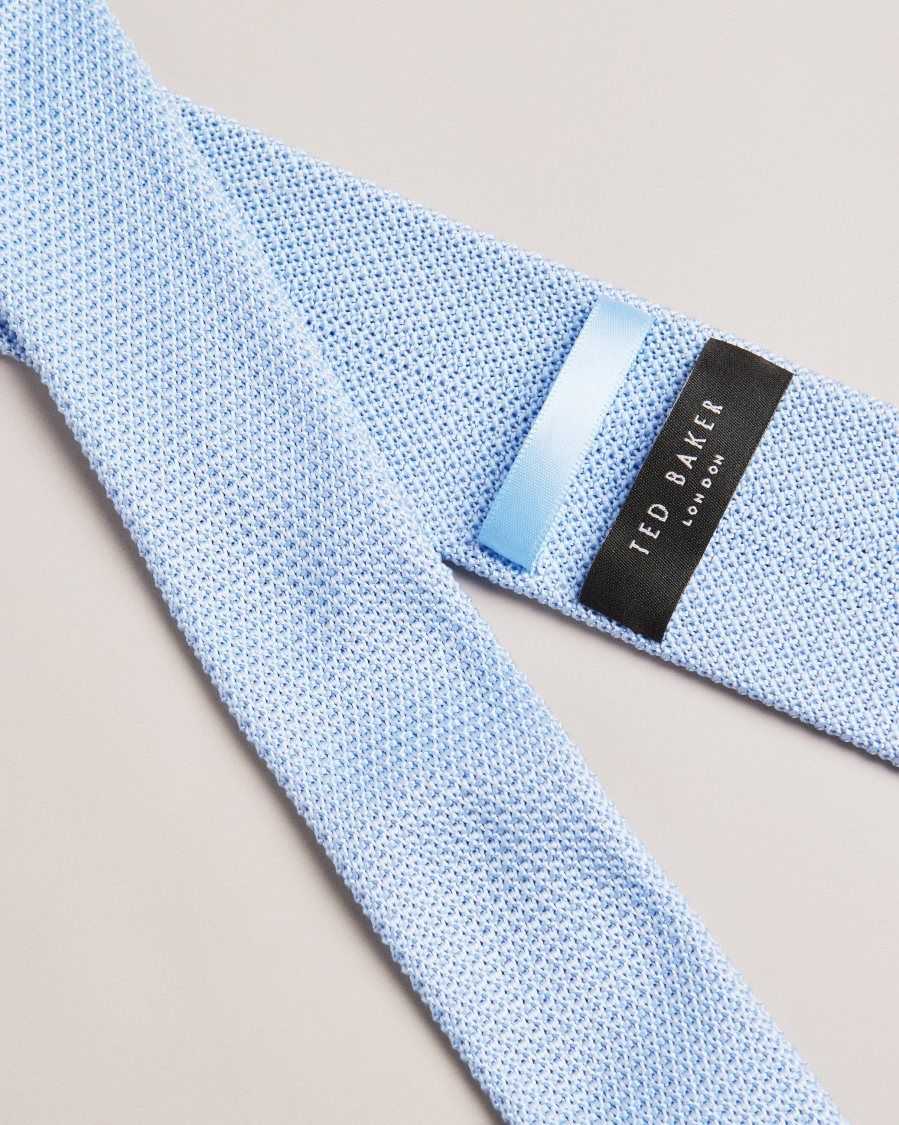 Ted Baker Kallino Knitted Tie Light Blue | 3826579-PN