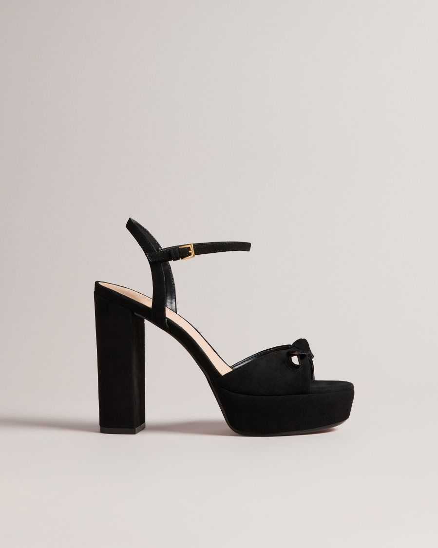 Ted Baker Kayllas Heeled Platform Sandals Black | 0732916-ND