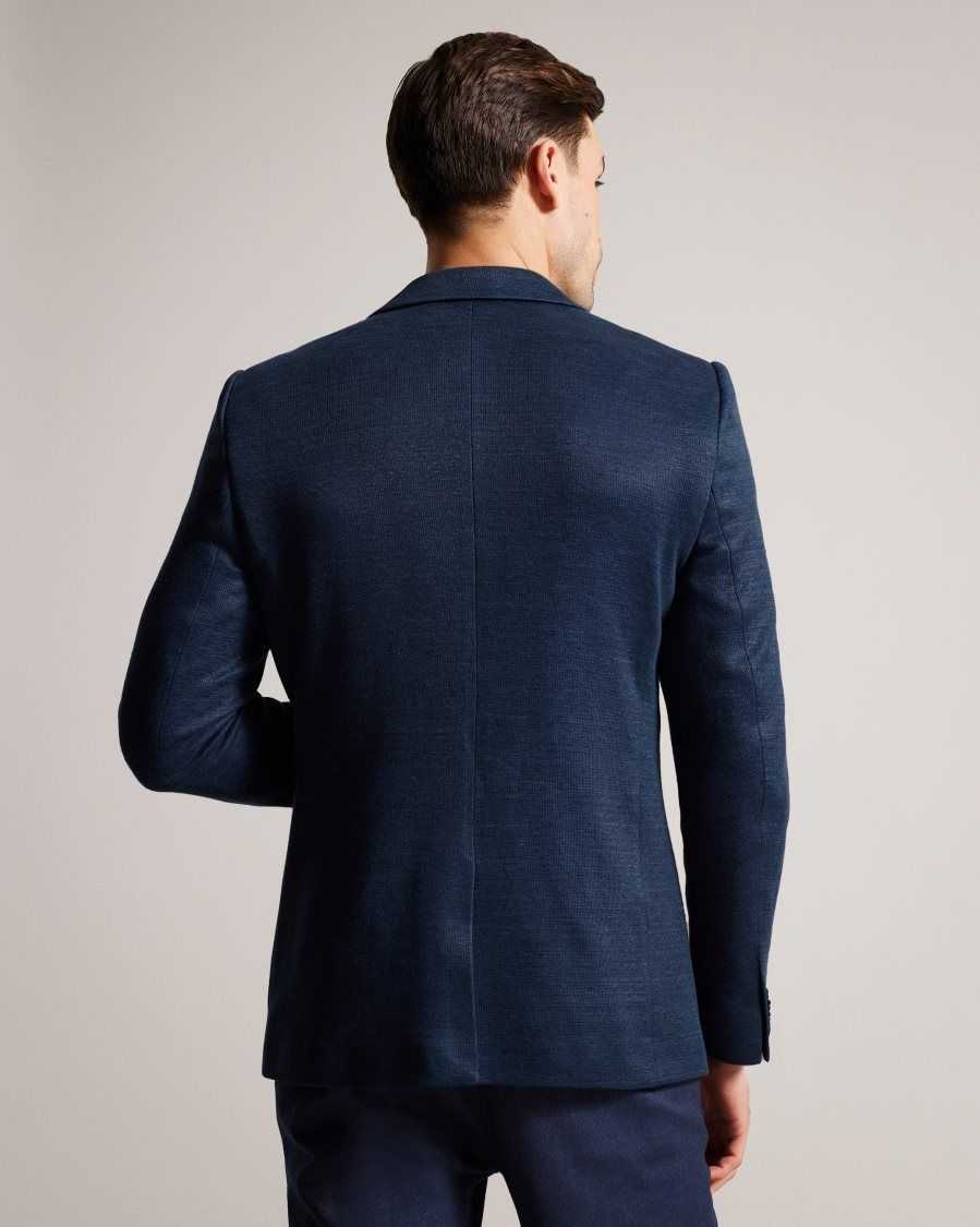 Ted Baker Keanuj Slim Fit Jersey Blazer Navy | 2865473-EH