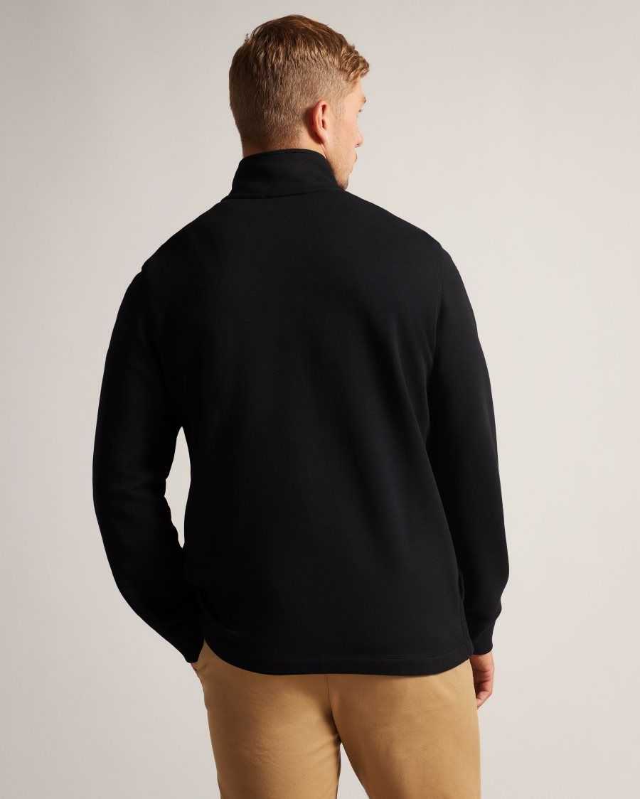 Ted Baker Kilbrn High Neck Sweatshirt Black | 5098127-ME