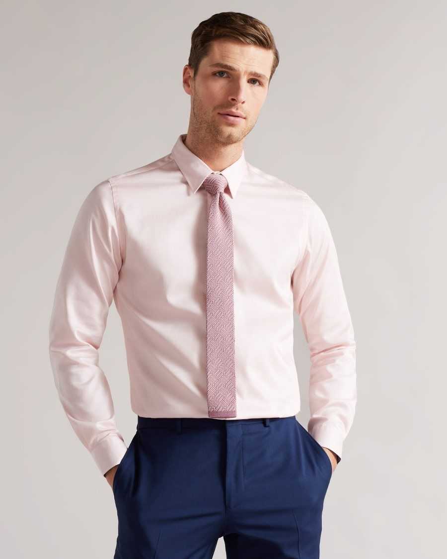 Ted Baker Knitex Knitted Tie Dusky Pink | 9021753-QV