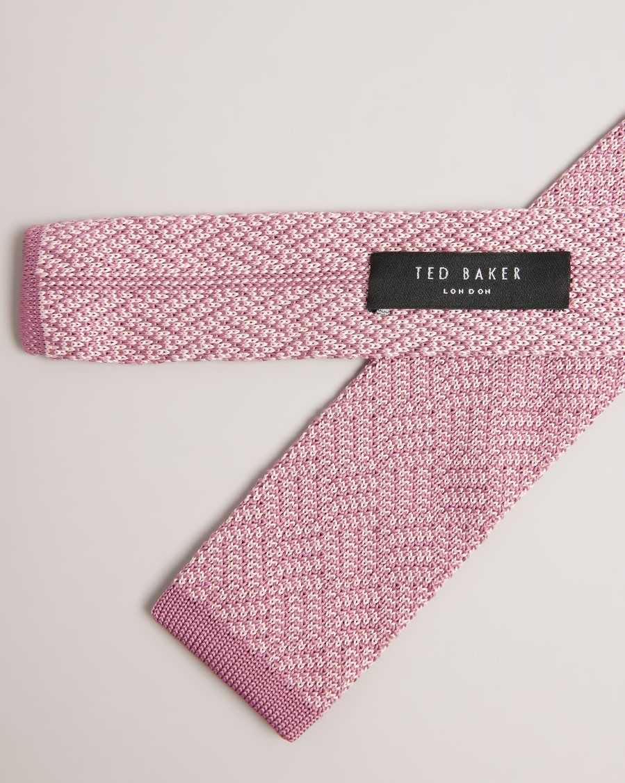 Ted Baker Knitex Knitted Tie Dusky Pink | 9021753-QV