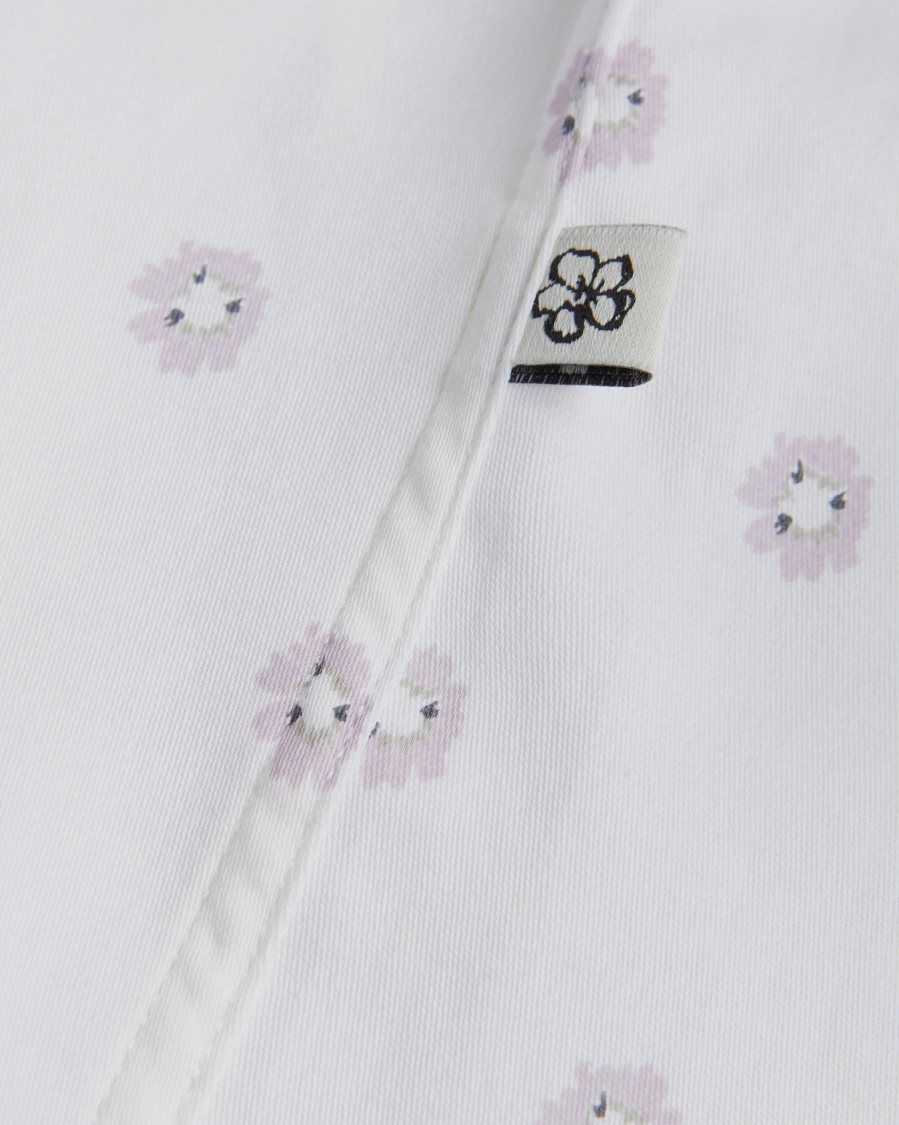 Ted Baker Kymsho Short Sleeve Floral Shirt White | 0243769-KG