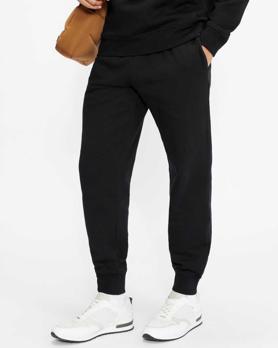 Ted Baker Latima Jersey Joggers Black | 7098562-JL