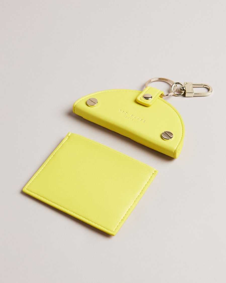 Ted Baker Lemmonn Lemon Slice Keyring and Card Holder Yellow | 0452867-RJ