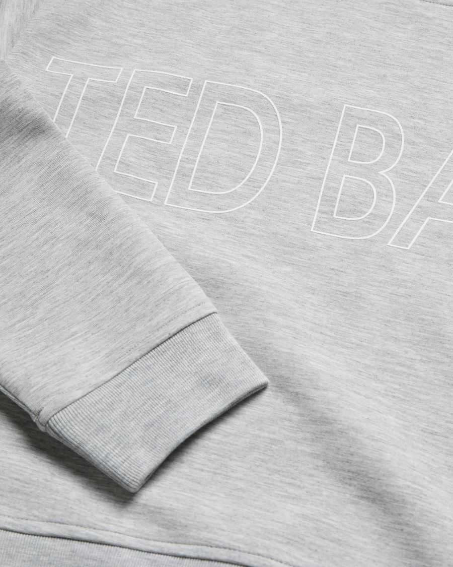 Ted Baker Lorito Logo Sweatshirt Grey | 9532048-MT